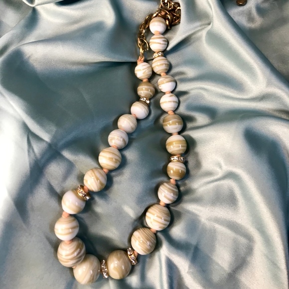 LOFT Jewelry - LAST CALL!! LOFT Bead, Crystal, and Chain Necklace